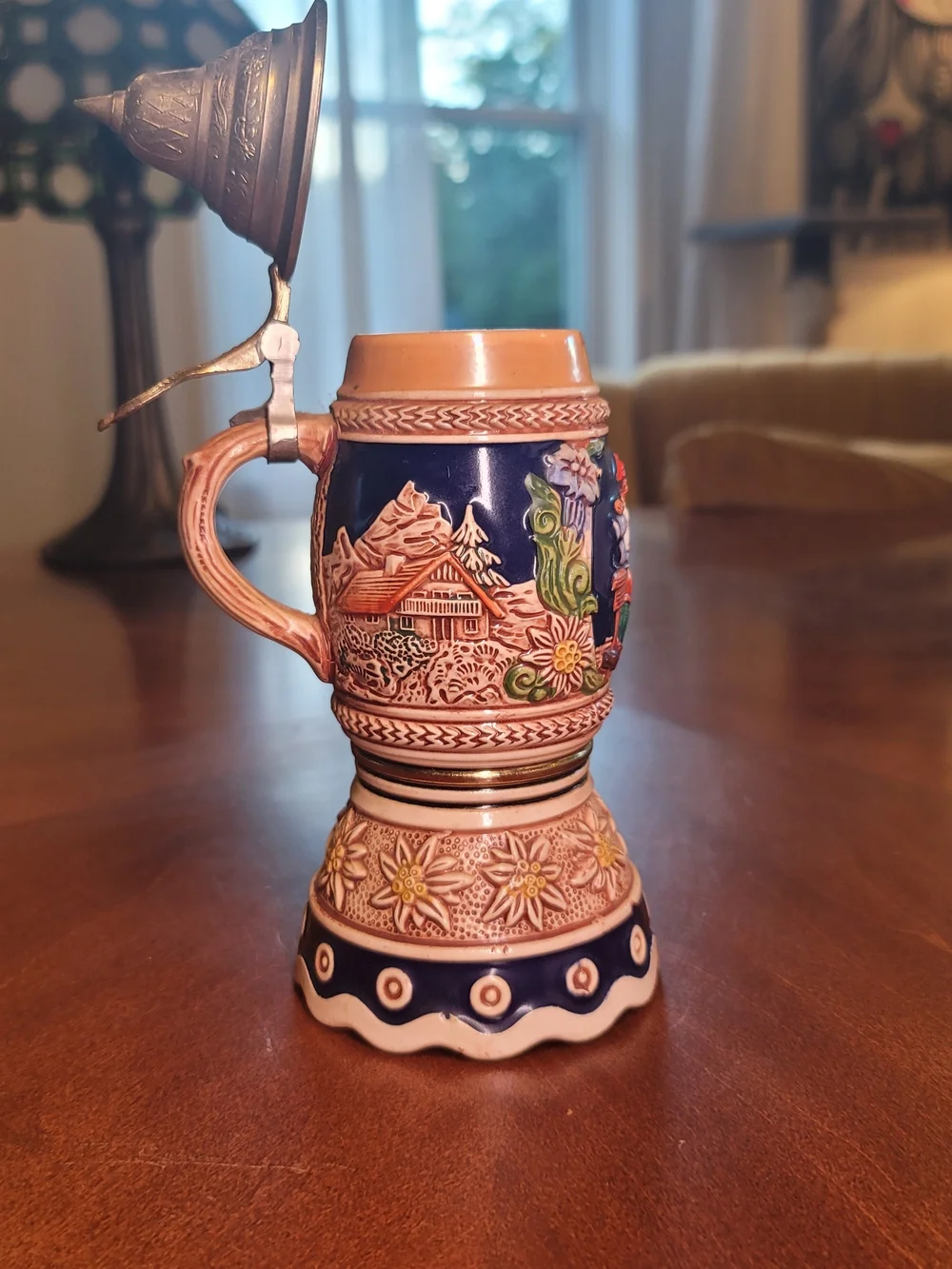 German‎ Decorative Beer Stein Music Box